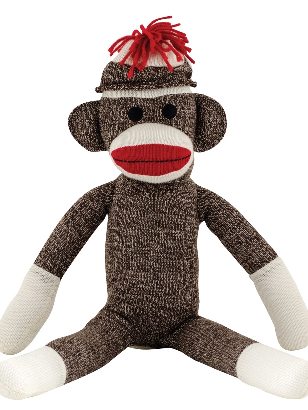 Schylling Monkey Sock Plush Toy 20”